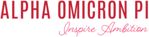 Alpha Omicron Pi Brand Logo