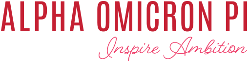 Alpha Omicron Pi Brand Logo