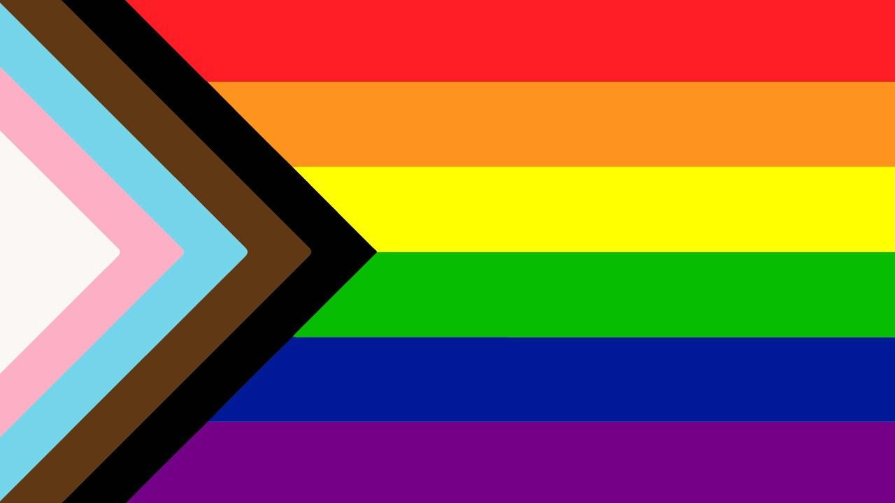 Progress Pride BIPOC Rainbow Flag Snek Enamel Pin LGBTQ+ 