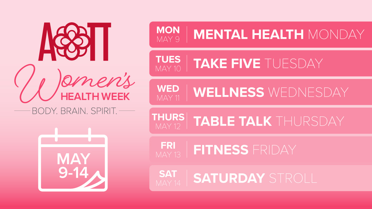 Women's Health Week 2022 Alpha Omicron Pi